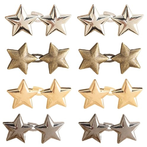 8 Pares De Botones Pequeños De Estrella Para Cintura, Clips Para Apretar Cintura, Tensor De Cintura Para Jeans, Botones De Estrella, Botones Para Jeans, Jeans Con Botones Ajustables