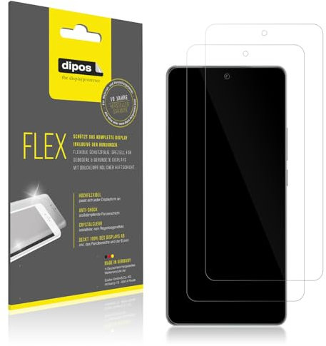 dipos I 2X Protector de Pantalla Compatible con Realme GT Neo 6 - Cobertura 100% para Pantalla I 3D Full Cover láminas Protectoras