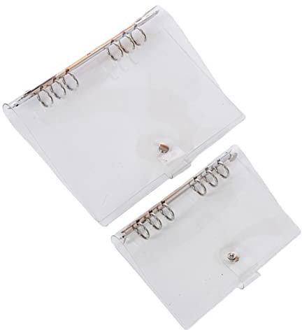 SEWACC Loseblatt-binder-notizbuch 2 Stück Pvc-notizbuchhülle 6 Löcher Für Planer Agenda Schule