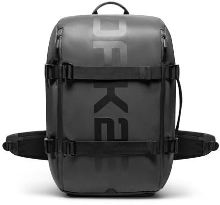 OAK25 Reiserucksack Herren & Damen Reflektierend - LumoSense Traveller | Travel Backpack 33L für Reise Wandern Weekend Trips, Rucksack mit Vielen Fächern, Handgepäck für Flugzeug, Wasserabweisend