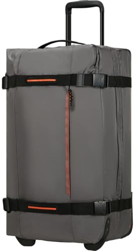 American Tourister Urban Track, Bolsa de Viaje con 2 Ruedas, 68 cm, 84 L, Grau (Dark Grey)