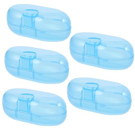 SHOWERORO Caja De Cepillos De Dientes Para Bebés Azul Estuche De Almacenamiento Para Cepillo De Dientes Para Cuidado Bucal Infantil Para Viaje