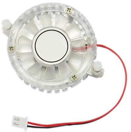 Watreketal 5010 BGA Ventilador redondo para tarjeta gráfica, disipador de calor de 5 V 12 V para tarjetas gráficas, dispositivos electrónicos pequeños, disipador de calor redondo de 2 pines