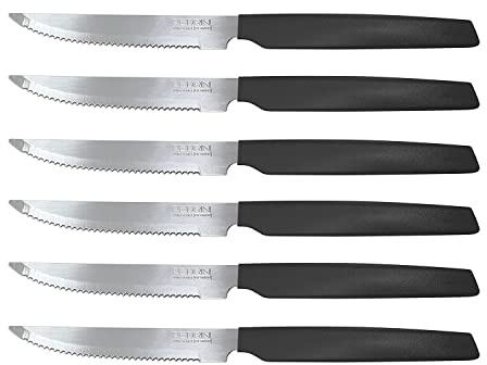 Pedrini 04GD052 Coltelli Bistecca, serie Active Acciaio Inossidabile, 6 coltelli