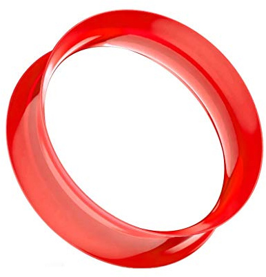 beyoutifulthings Ohr-Tunnel Ultrasoft Skin Silikon Ohr-Piercing Ohr-Schmuck Plug Double Flare Sattel-Verschluss viele Farben 4-25mm