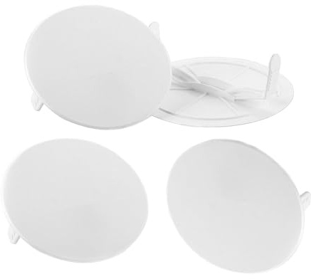 WITTKOWARE Federdeckel (Blinddeckel) für 70mm Unterputz-Dosen, Außendurchmesser 83mm, weiß, Packung mit 50 Stück
