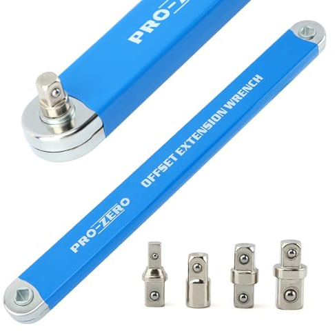 AUTUUCKEE Multifunctional Extension Wrench Repair Set - Universal Extension Wrench High Carbon Steel Hand Tools for Hard-to-Reach Areas, Home Car Repair Tool(Blue)