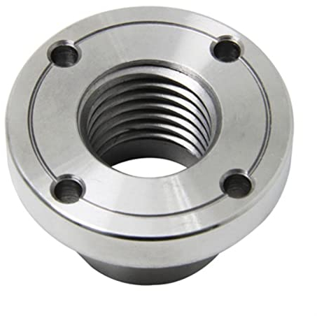 LSSEDA Flange, connettore di accoppiamento flangiato, Pannello tornio for la Lavorazione del Legno, Adatto for Pannello flangiato da 2 Pollici con mandrino for tornio filettato da 1 Pollice