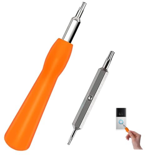 Doorbell Screwdriver Replacement, Security Double-Ended T6 T15 Torx for Battery Change, Fit Video Doorbell, Video Doorbell 2 and Pro and Elite