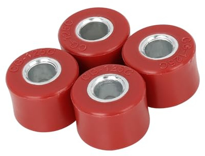 A ABSOPRO 4 pz Duraturo Presa Ammortizzatore Boccole Rosso per Motocicletta Sostituzione dell'articolo