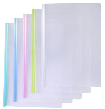 SEWACC 10er-pack Dateiordner Klemmschiebestangenhalter Papierabdeckung Dateien Organizer Für Die Schule