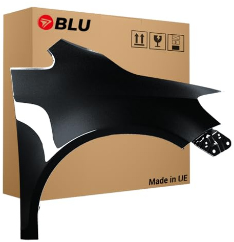 BLU Kotflügel Passend für Volkswagen Golf V+ / Golf 5 PLUS LC9X Rechts Schwarz | 2005-2009 | Vorderseite Vorne | Lackiert | Einbaufertig