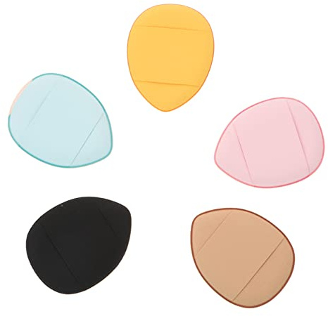 VICASKY Puderquaste Mini-kosmetikquasten Fingergröße Hydrophiles Make-up-quasten für Losen Puder Körperpuder Mineralpuder Zufällige Farbe