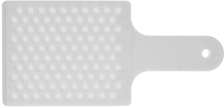 DIYEAH Plateau de Comptage de Graines en Plastique 100 Trous 6-9 MM Outil Manuel pour Semis Précis de Carottes Maïs et Céréales Support Compact Jardinage et Semis Potager