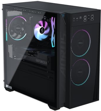 GIGABYTE AORUS Prime 3 PC de Escritorio Gaming - AMD Ryzen 7 9700X, RTX 5070 12GB, 32GB DDR5-SDRAM, 1000GB SSD, Windows 11 Home