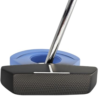 Golfklubbputter CNC Mallet Putters för högerhänta män och kvinnor nybörjare golfare med bollplockningsfunktion och huvudskydd, golftryckstång