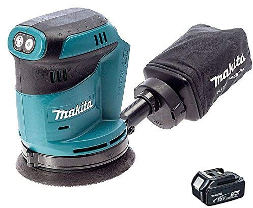 Makita DBO180Z 18V Li-Ion Cordless Random Orbital Sander Body with BL1850 Battery
