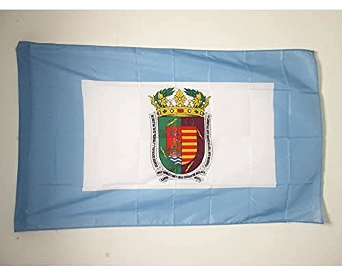 AZ FLAG Bandera Provincia de Málaga 90x60 cm Española Poliéster 100D Funda | Uso interior y exterior Enseña costuras dobles y bordes reforzados con funda para mástil