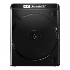 Amaray Boitiers Double Blu-Ray 4K, 15 mm, Machine-Pack-Quality, Noir, 25 pièces