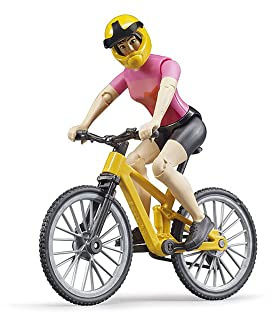 Bruder 63111 - bworld Bicicleta de montaña con Ciclista