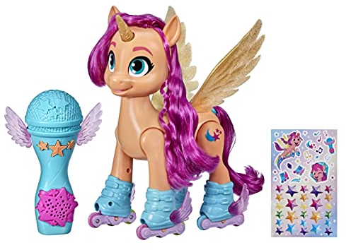My Little Pony: A New Generation Sunny Starscout Inline-Singendes Rollerspielzeug 22,5 cm mit 50 Reaktionen, Lichter
