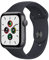 Apple Watch SE (1. Generation) (GPS, 44mm) Smartwatch - Aluminiumgehäuse Space Grau, Sportarmband Mitternacht - Regular. Fitness-und Aktivitätstracker, Herzfrequenzmesser, Wasserschutz