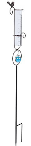 Happyyami Pluviomètre pour Pelouse Tube Pluviométrique Appareil De Mesure des Précipitations Outil De Gestion du Jardin