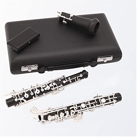Oboe Professionelle Komposit-Ebenholz-Oboe C-Taste, Versilberte Taste, Halbautomatische Oboe Mit Koffer