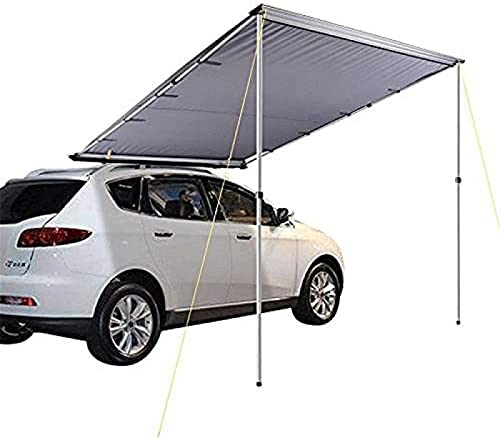 Einziehbare Seitenmarkise für Autos, 4,9 * 6,5 Fuß wasserdichtes Dachzelt, langlebige, reißfeste Plane, für SUV-Auto-Campinganhänger 234Malerisch