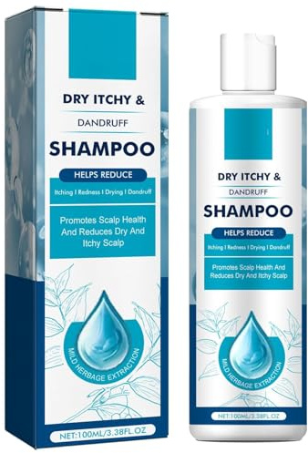 Dry Scalp Shampoo Folliculitis Shampoo for Seborrheic Dermatitis, Anti Dandruff, Folliculitis Treatment, Dandruff Treatment, with Herbal Essence to Hydrate Hair and Relieve From Itchy