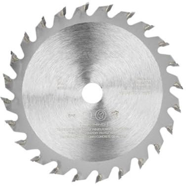 MiJunHD Lama per sega circolare TCT, 115 mm x 10 mm x 24 denti (diametro esterno x foro x denti), disco per sega da taglio in carburo, adatto per legno e plastica (1 pezzo)