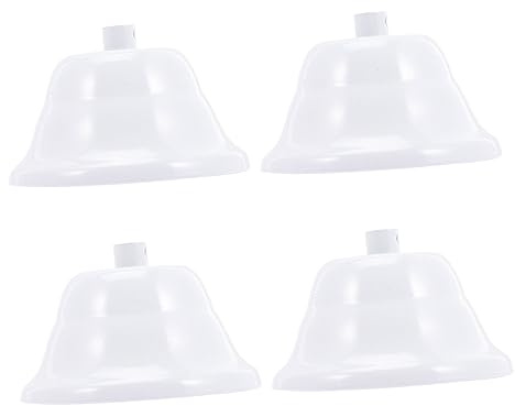KONTONTY 4pièces Lot De Plaques De Plafond Chandelier Canopy Kit Couvercle De Support Pour Lustre Accessoires Éclairage Blancs Compatible Plafonnier Intérieur Salle à Manger Salon Restauran