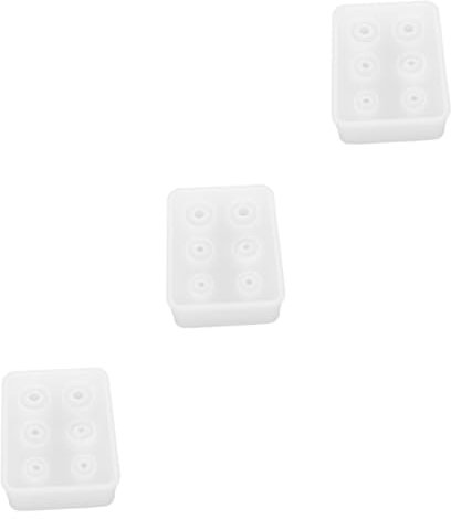 Sewroro 3stücke Silikonform Für Elliptische Wasserfeste Schmuck Gießform Aus Hochwertigem Silikon Für Kreative Projekte Und Bastelarbeiten Fach Für Vielseitige Designs