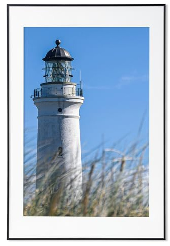 Marsmiles 24x36 Metal Picture Frame, Display 20x30 Pictures with Mat or 24x36 without Mat, Aluminum Photo Frame Covered by Real Glass for Wall Display Home Office Gallery, Black, 1 Pack