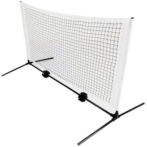 Dink Training Net, Tennis Practice Net, Portable Trainer Net, Lightweight Tennis Ball Trainer Net, Pickleball Practice Equipment for Backyard, Driveway, Park, Beach, Road