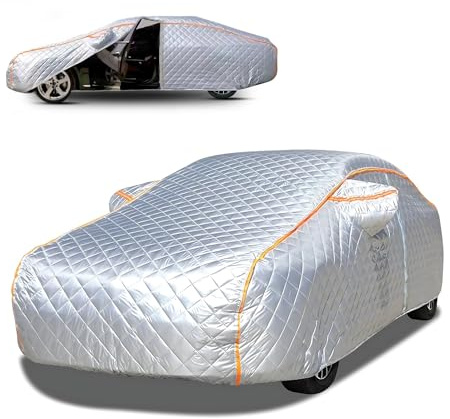 Hagelschutzplane Auto für Mercedes Benz Classe E (W213),Auto Abdeckung Winter Outdoor Vollgarage Autoplanen Schneefest,Regenfest,Alterungsbeständig DY09