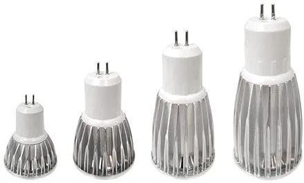 Fengyan Hushållslampa, Paket om 20, LED COB Spotlight AC85-265V E27/GU10/G5.3 3W/5W/7W/9W Hushållslampa Aluminium Spotlight(G5.3 warm white,5W)