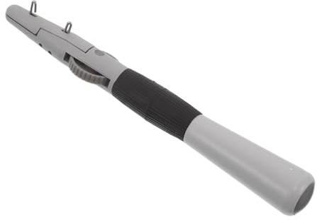 YARNOW Strumento per Annodare Lenza da Pesca Veloce in Metallo Argento Dispositivo Portatile per Legatura Ganci Nodo Sicuro Accessorio Compatibile per Pesca all’Aperto