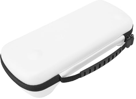Asixxsix Custodia Rigida per ROG Ally e ROG Ally X 7 2025, Borsa Protettiva Antiurto in Pelle PU EVA, Borsa da Viaggio Portatile per Console e Accessori (WHITE)
