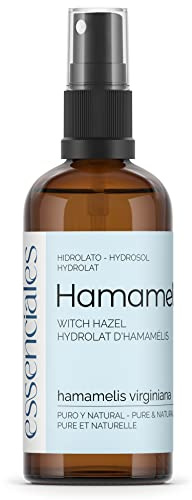 Essenciales - Hydrolat et Eau florale de Hamamélis (hamamelis virginiana) BIO, 100 ml | 100% Pure et Naturel - Certifiée Biologique et Écologique - Sans Alcool