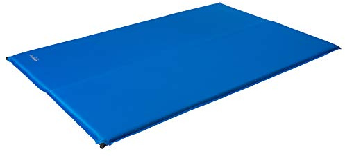 BERGER Comfort Duo | Camping Isomatte 2 Personen selbstaufblasend doppel extra breit 196 x 130 x 5 cm kleines Packmaß | kompakte Isomatte für Camping Outdoor wandern Reise Trekking inkl. Packsack