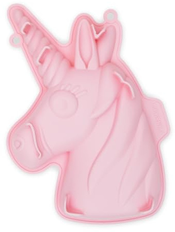 CÉCOA • 3D-Einhorn-Kuchenform • BPA-freies Silikon • Antihaftbeschichtung • Einfaches Backen und Herauslösen • Beständig von -40 °C bis +230 °C • Ideal für Kindergeburtstage