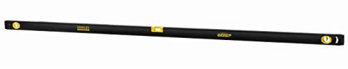 Stanley Fatmax Wasserwaage Classic Pro (180 cm Länge, 3 Libellen, stoßdämpfende Endkappen, Genauigkeit ±0.5mm/m, schlankes, modernes Design) FMHT42561-1