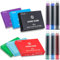 Hongdian Füllfederhalter Tintenpatronen in Verschiedenen Farben, Sechs Farben - Schwarz, Blau, Grün, Rot, Lila, Hellblau, Packung mit 30 Nachfüllpatronen Set, 3,4 mm Bohrung Durchmesser