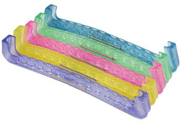 Reaper verstellbare Kufenschoner Glitter BLAU - aus Kunststoff - 1Paar - KUFENSCHUTZ - Eiskunstlauf - Schlittschuhe