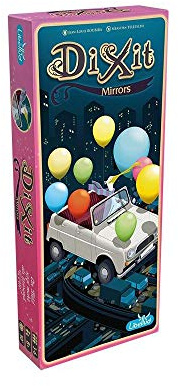 Asmodee, Dixit 10 – Mirrors, DE-Version, Erweiterung, EIN Bild SAGT mehr als tausend Worte, Kreatives Familienspiel für 3-8 Spieler ab 8 Jahren, Assoziationsspiel mit 30 Minuten Spielzeit