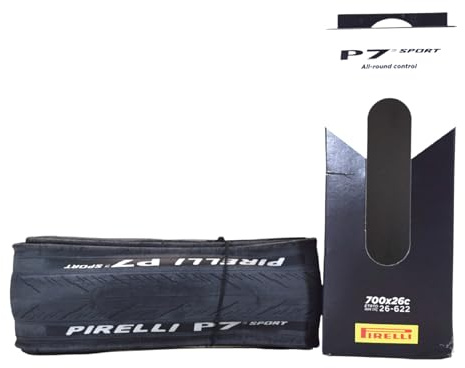 Pirelli P7 Sport 26-622 (700x26c) Road Bike Tire - All-Round Performance - Durable Everyday Tire - 60tpi TechBELT Casing & PRO Compound for Control, Comfort & Handling