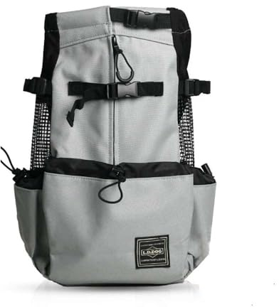 1–25 kg Hundetragetasche mit Kordelzug, belüfteter Haustier-Rucksack für kleine, mittelgroße Hunde, tägliche Welpen-Tragetasche für Spaziergänge, Outdoor, Sicherheit, bequem, leicht