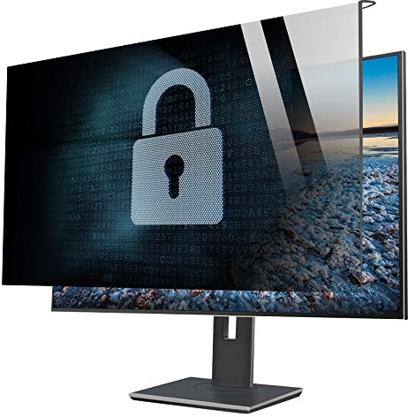 JANEFLY 17-19 Pouces Filtre d'écran de confidentialité Informatique, Protecteur d'écran de Filtre de confidentialité Suspendu pour Moniteur de PC de Bureau àécran Large / 17in 354x290mm