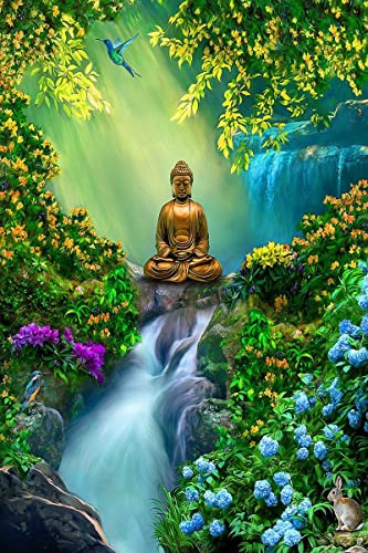 Puzzles FüR Erwachsene 1500 Teile Holzpuzzle Buddha-Figur Hands On Game Family Decoration (F2, 1500 Teile)